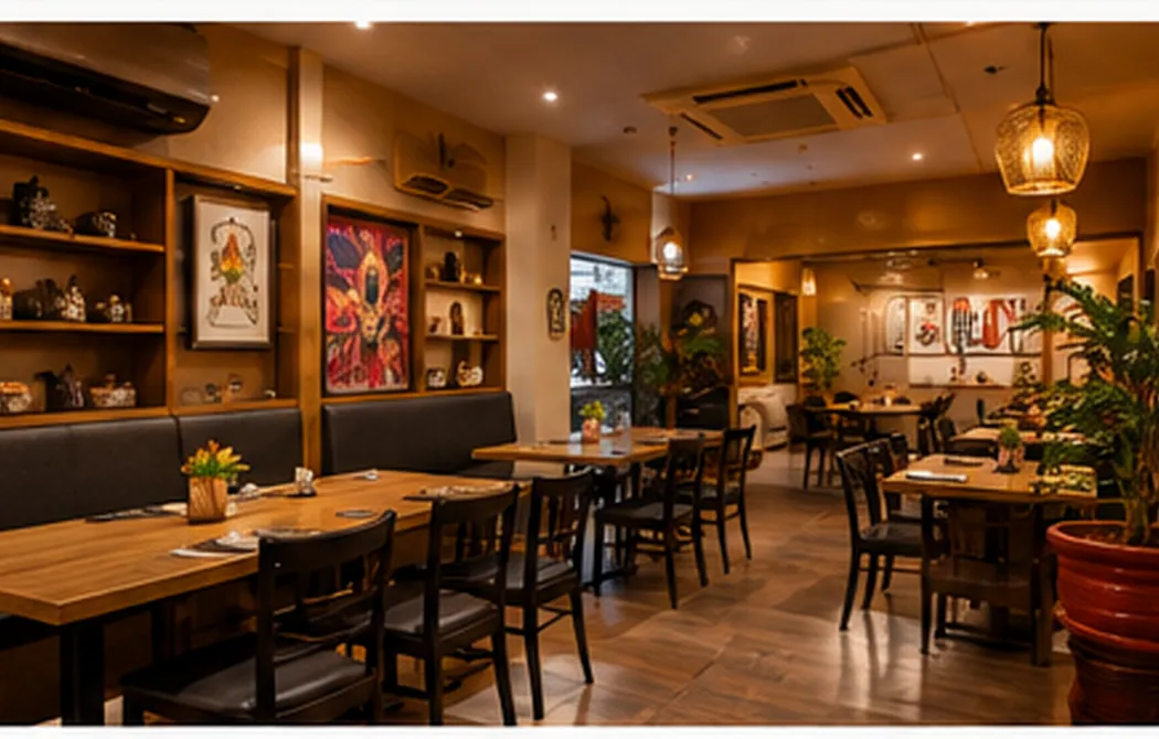 Illustrative restaurant interior